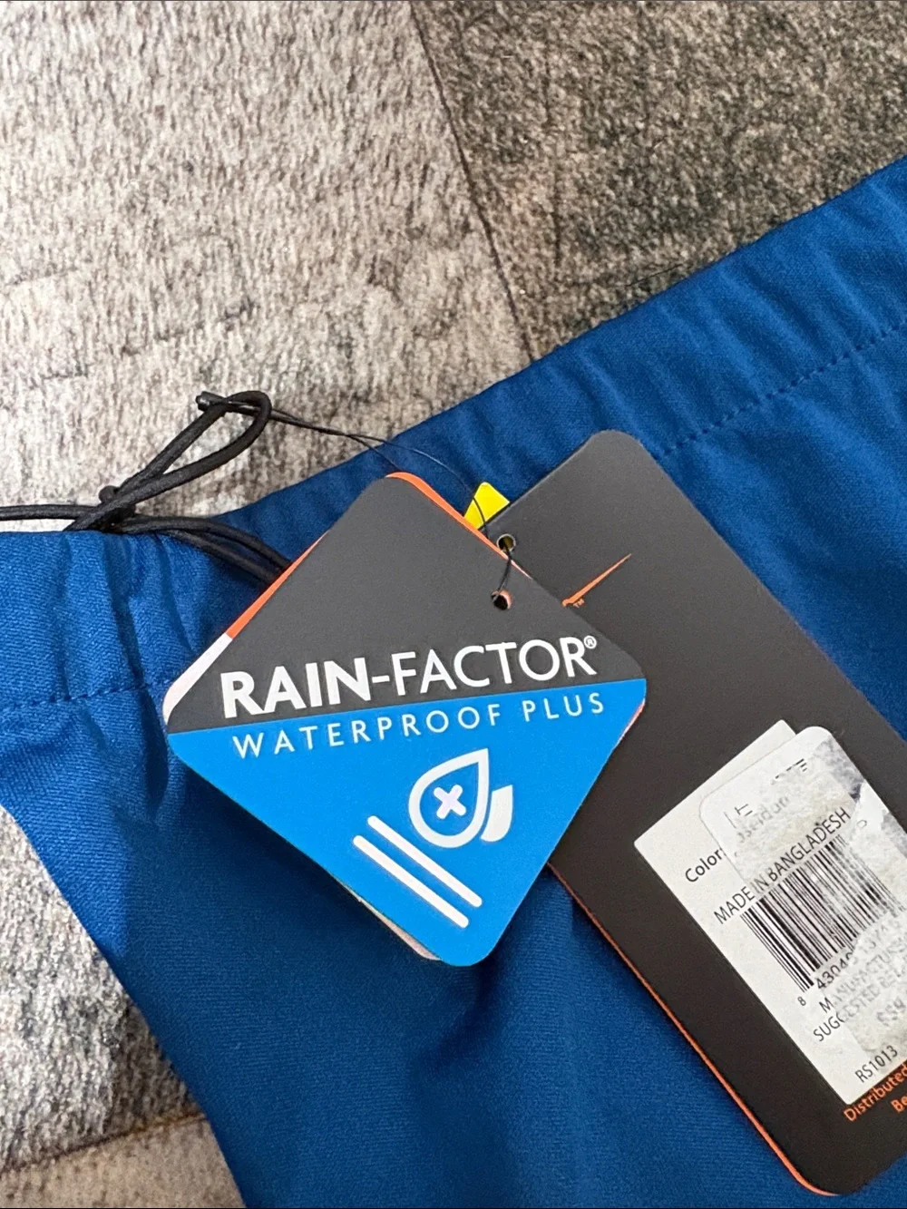 New habit, blue waterproof windproof rain pants